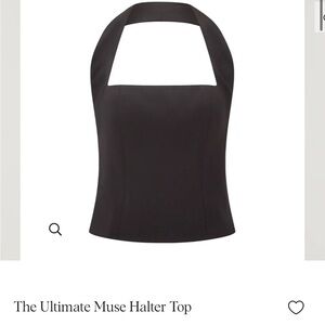 Odd Muse The Ultimate Muse Black Halter Crop Top
